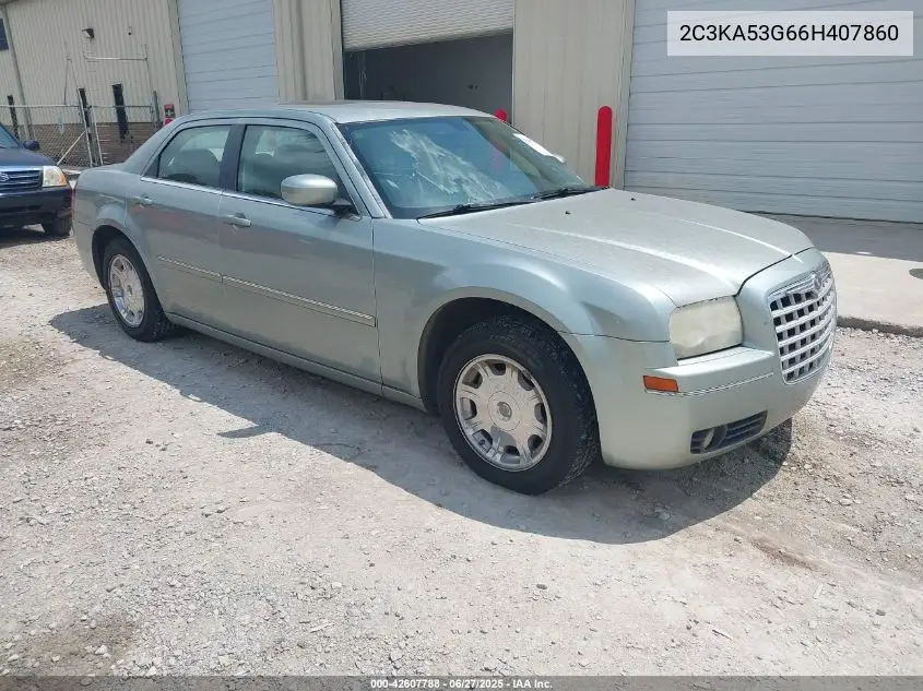 2006 Chrysler 300 Touring VIN: 2C3KA53G66H407860 Lot: 42607788