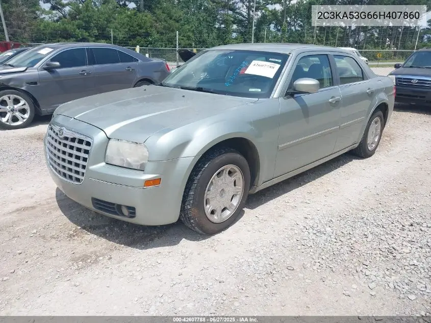 2006 Chrysler 300 Touring VIN: 2C3KA53G66H407860 Lot: 42607788