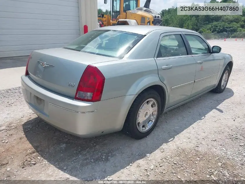 2006 Chrysler 300 Touring VIN: 2C3KA53G66H407860 Lot: 42607788