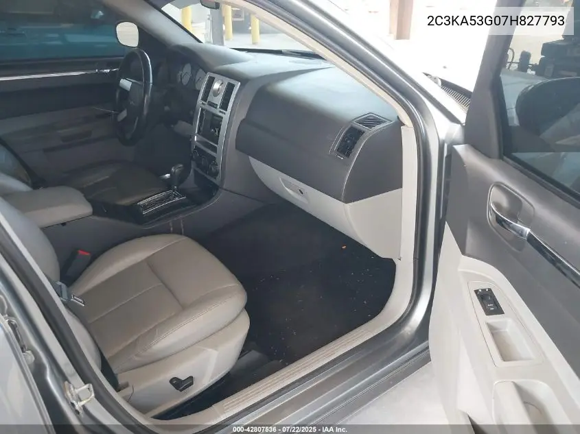 2007 Chrysler 300 Touring VIN: 2C3KA53G07H827793 Lot: 42807536