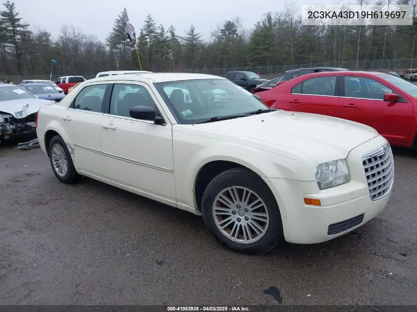 2009 Chrysler 300 Lx VIN: 2C3KA43D19H619697 Lot: 41953939