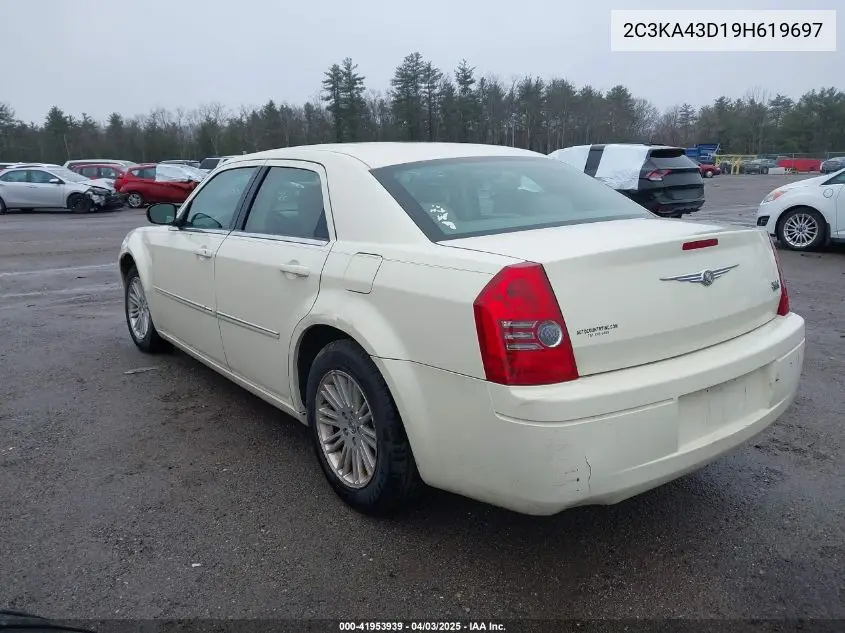 2009 Chrysler 300 Lx VIN: 2C3KA43D19H619697 Lot: 41953939
