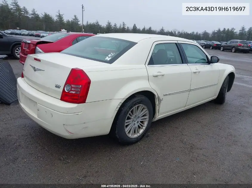 2009 Chrysler 300 Lx VIN: 2C3KA43D19H619697 Lot: 41953939