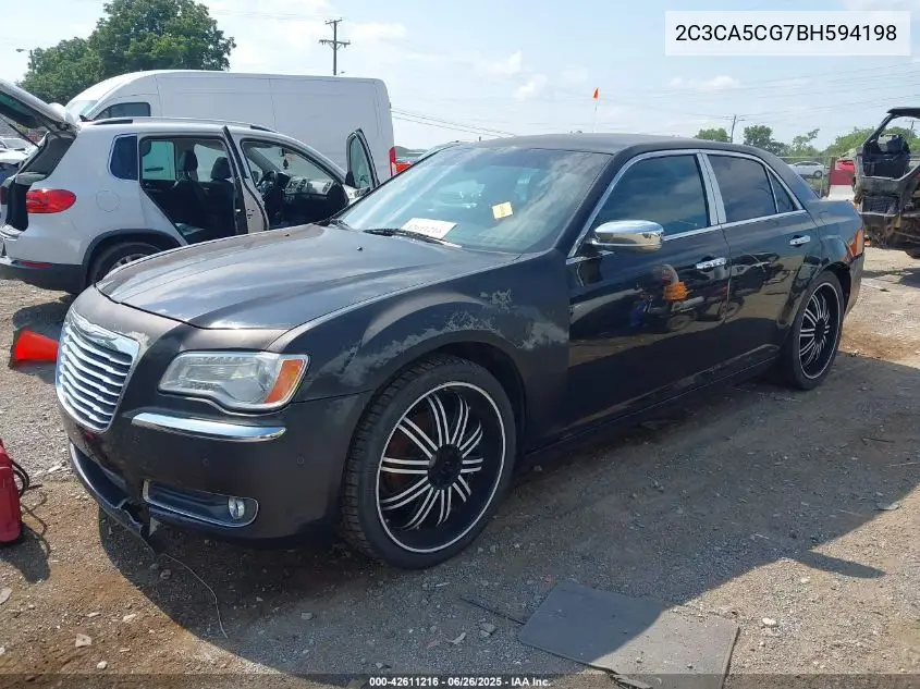 2011 Chrysler 300 Limited VIN: 2C3CA5CG7BH594198 Lot: 42611216