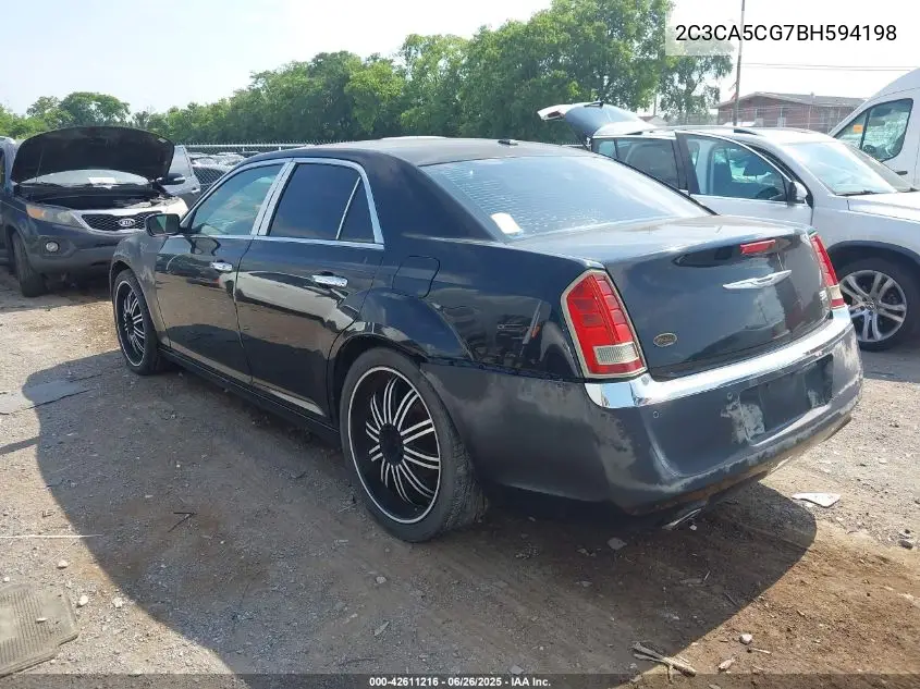 2011 Chrysler 300 Limited VIN: 2C3CA5CG7BH594198 Lot: 42611216