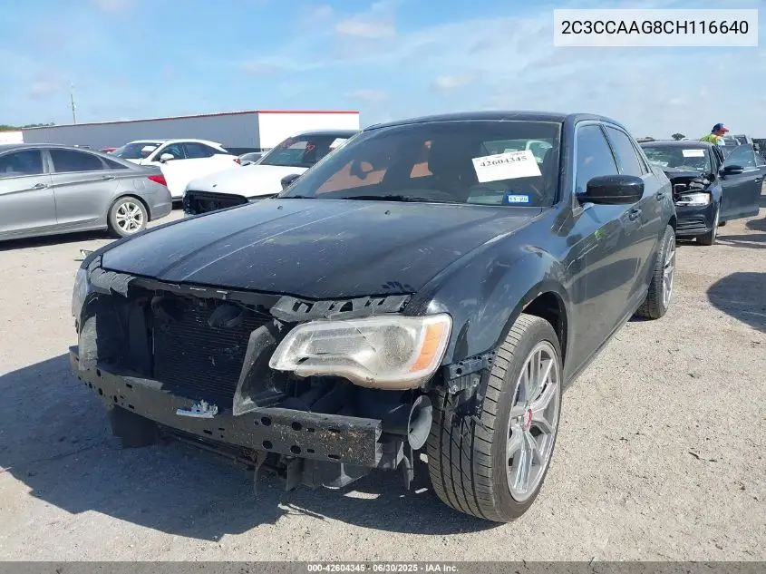 2012 Chrysler 300 VIN: 2C3CCAAG8CH116640 Lot: 42604345