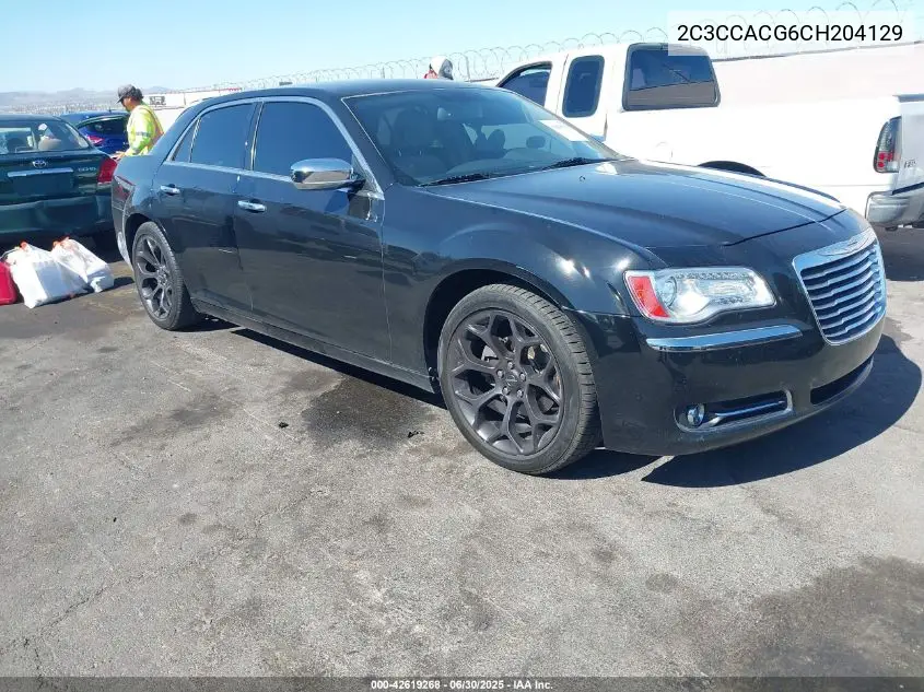 2012 Chrysler 300 Limited VIN: 2C3CCACG6CH204129 Lot: 42619268