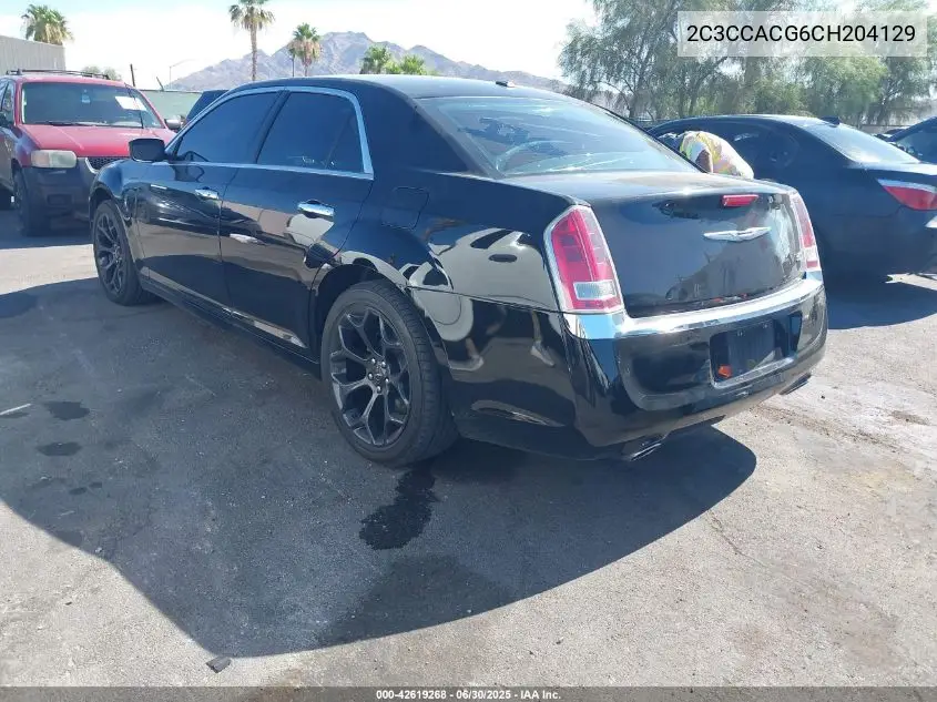2012 Chrysler 300 Limited VIN: 2C3CCACG6CH204129 Lot: 42619268