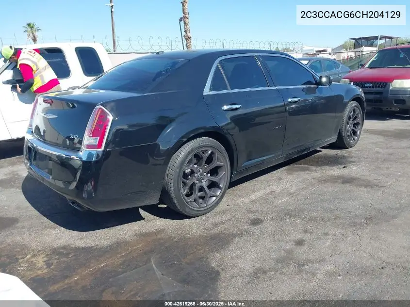 2012 Chrysler 300 Limited VIN: 2C3CCACG6CH204129 Lot: 42619268