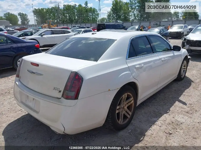 2013 Chrysler 300 S VIN: 2C3CCABG7DH669098 Lot: 12360385
