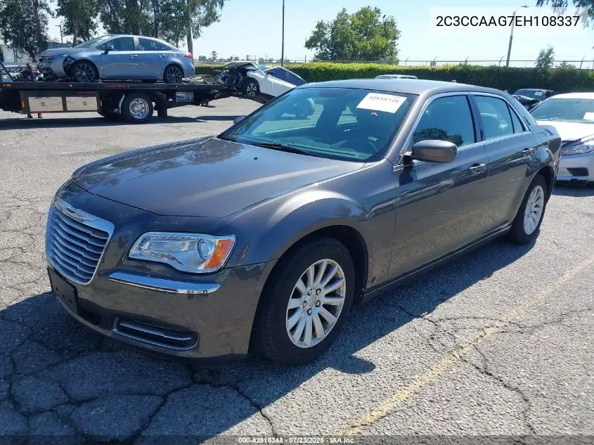 2014 Chrysler 300 VIN: 2C3CCAAG7EH108337 Lot: 42818348