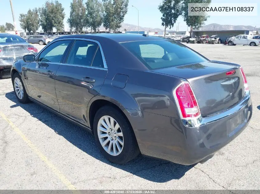 2014 Chrysler 300 VIN: 2C3CCAAG7EH108337 Lot: 42818348