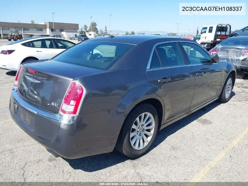 2014 Chrysler 300 VIN: 2C3CCAAG7EH108337 Lot: 42818348