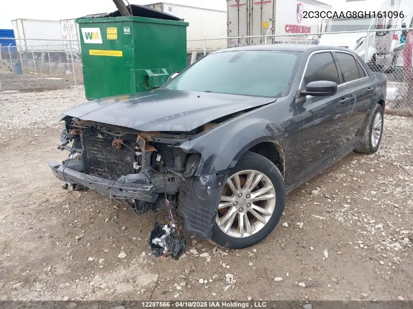 2016 Chrysler 300 Limited VIN: 2C3CCAAG8GH161096 Lot: 12287566