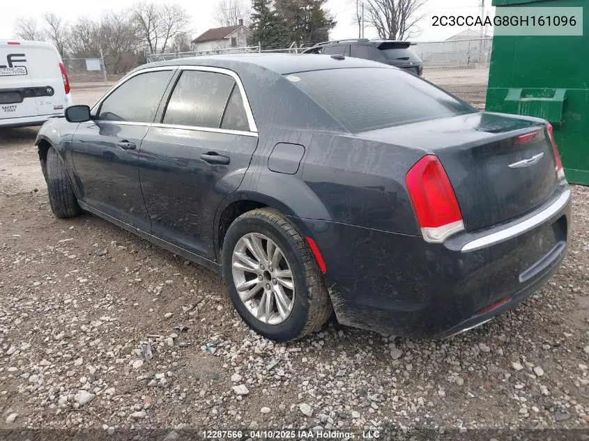 2016 Chrysler 300 Limited VIN: 2C3CCAAG8GH161096 Lot: 12287566