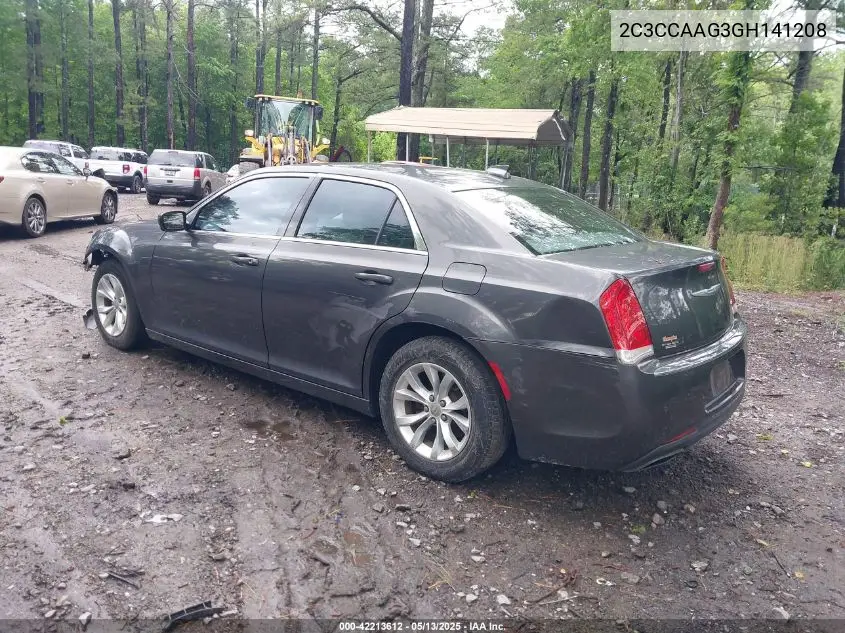 2016 Chrysler 300 Limited VIN: 2C3CCAAG3GH141208 Lot: 42213612