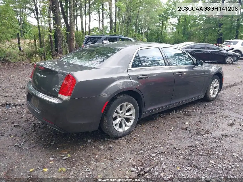 2016 Chrysler 300 Limited VIN: 2C3CCAAG3GH141208 Lot: 42213612
