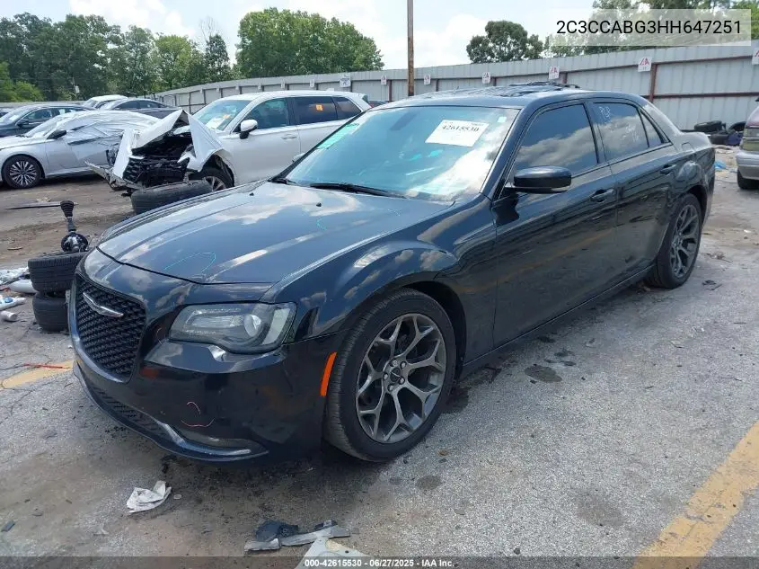 2017 Chrysler 300 300S VIN: 2C3CCABG3HH647251 Lot: 42615530