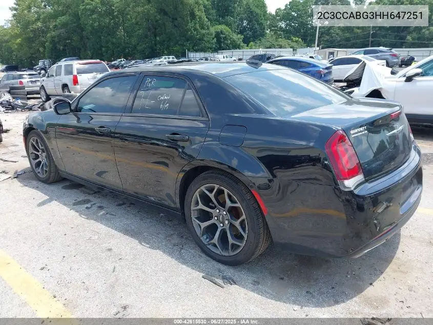 2017 Chrysler 300 300S VIN: 2C3CCABG3HH647251 Lot: 42615530