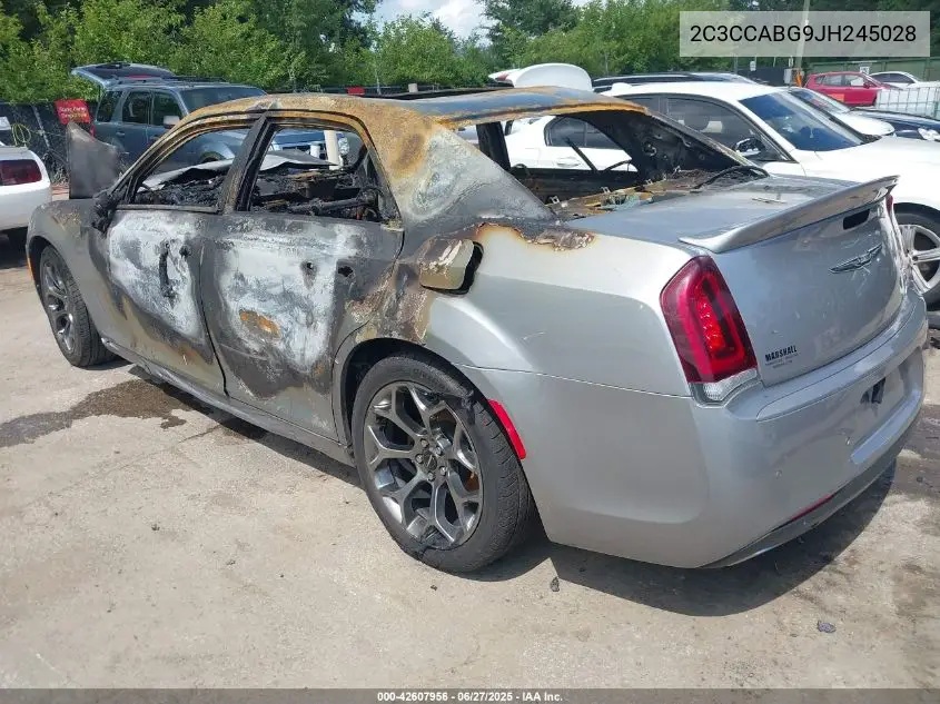 2018 Chrysler 300 300S VIN: 2C3CCABG9JH245028 Lot: 42607956