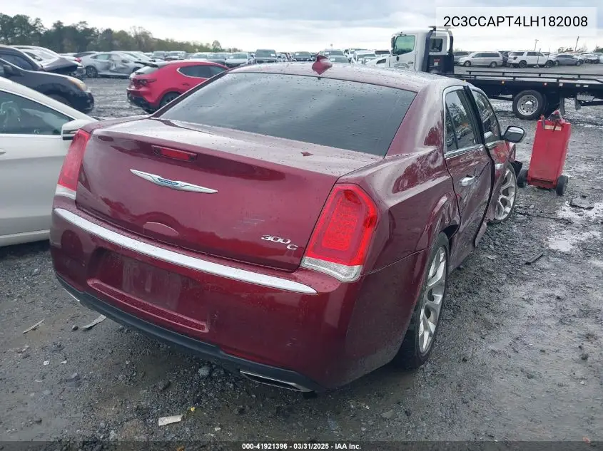 2020 Chrysler 300 300C VIN: 2C3CCAPT4LH182008 Lot: 41921396