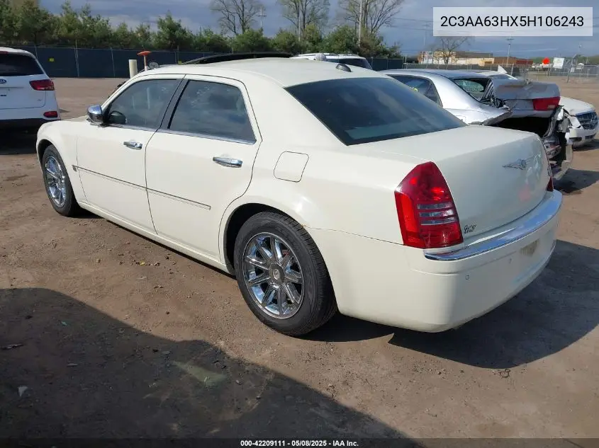 2005 Chrysler 300C VIN: 2C3AA63HX5H106243 Lot: 42209111