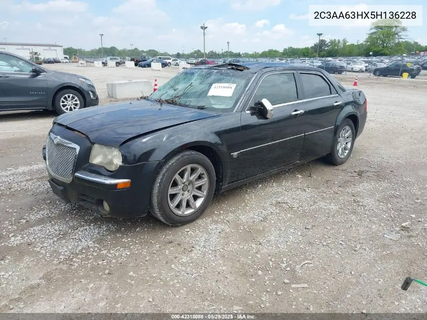 2005 Chrysler 300C VIN: 2C3AA63HX5H136228 Lot: 42318088