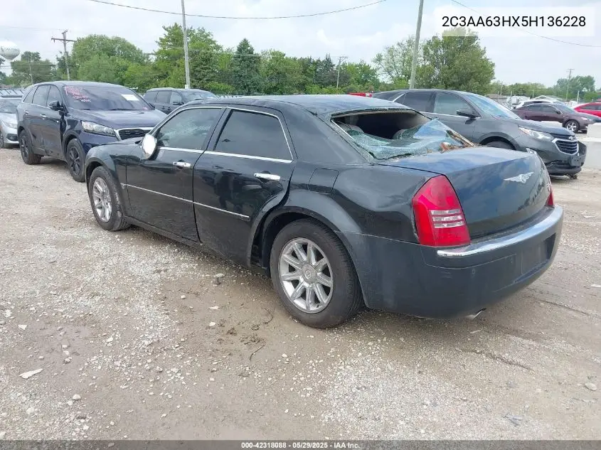 2005 Chrysler 300C VIN: 2C3AA63HX5H136228 Lot: 42318088