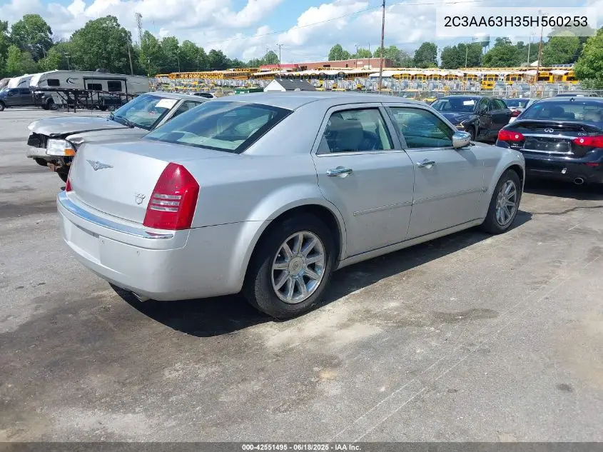 2005 Chrysler 300C VIN: 2C3AA63H35H560253 Lot: 42551495