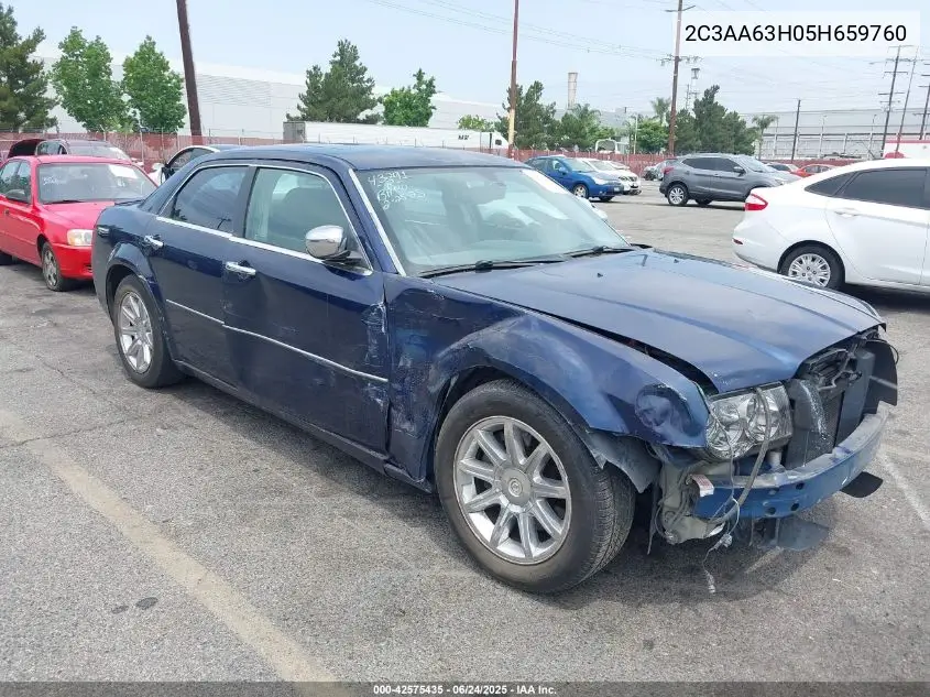 2005 Chrysler 300C VIN: 2C3AA63H05H659760 Lot: 42575435
