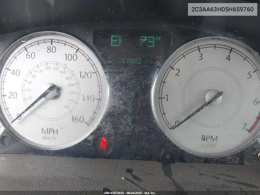 2005 Chrysler 300C VIN: 2C3AA63H05H659760 Lot: 42575435