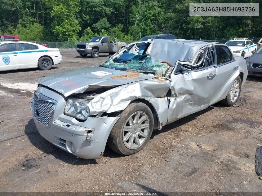 2005 Chrysler 300C VIN: 2C3JA63H85H693736 Lot: 42595283