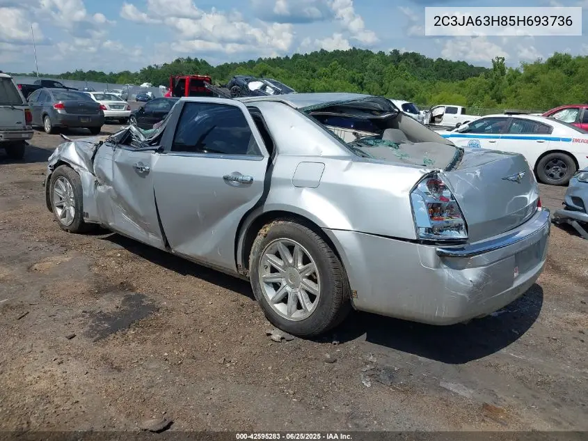 2005 Chrysler 300C VIN: 2C3JA63H85H693736 Lot: 42595283