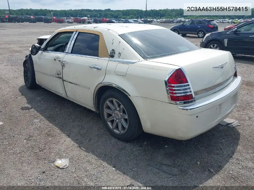 2005 Chrysler 300C VIN: 2C3AA63H55H578415 Lot: 42741575