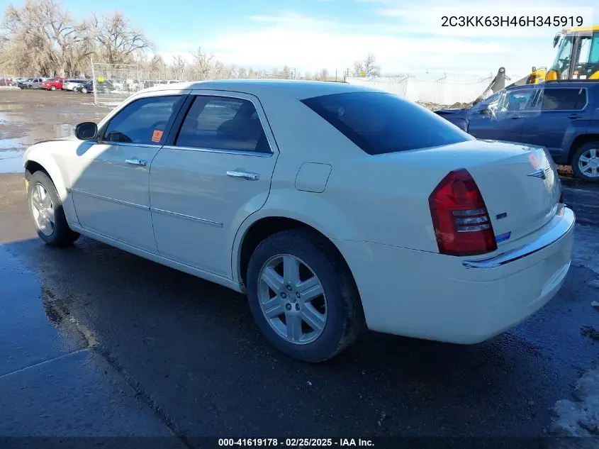 2006 Chrysler 300C VIN: 2C3KK63H46H345919 Lot: 41619178
