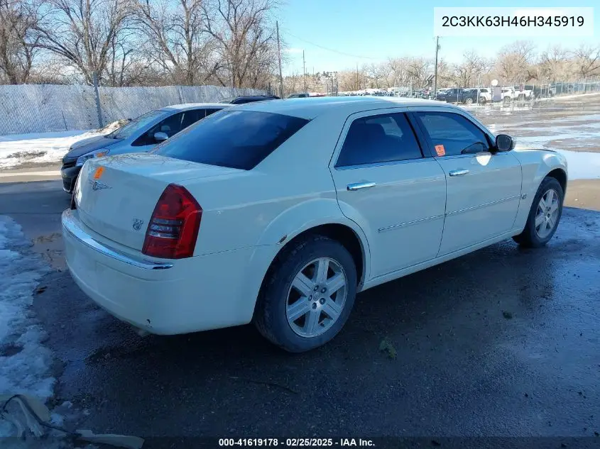 2006 Chrysler 300C VIN: 2C3KK63H46H345919 Lot: 41619178
