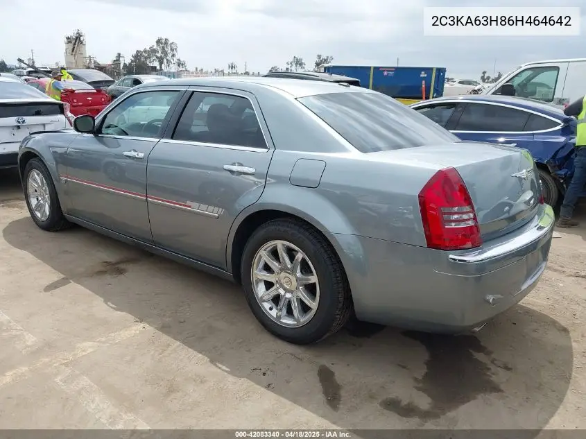 2006 Chrysler 300C VIN: 2C3KA63H86H464642 Lot: 42083340