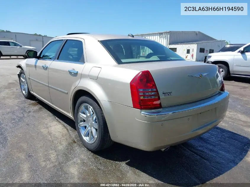 2006 Chrysler 300C VIN: 2C3LA63H66H194590 Lot: 42132862