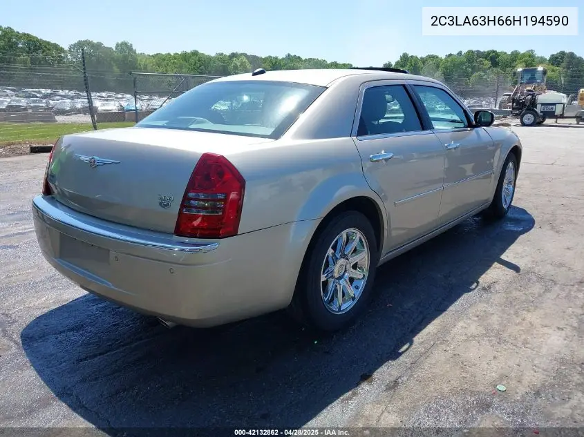2006 Chrysler 300C VIN: 2C3LA63H66H194590 Lot: 42132862