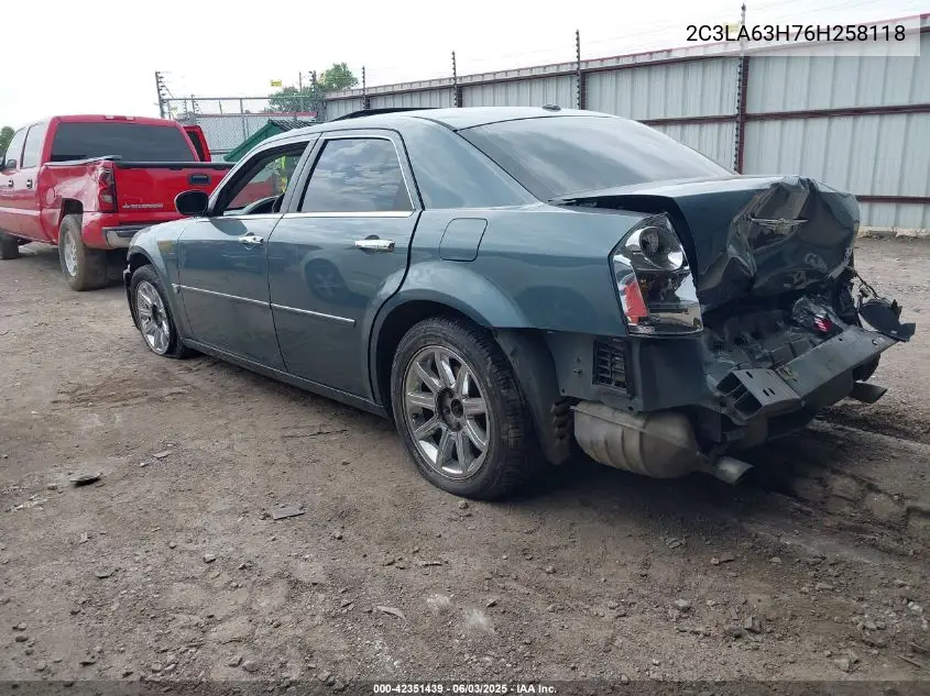2006 Chrysler 300C VIN: 2C3LA63H76H258118 Lot: 42351439