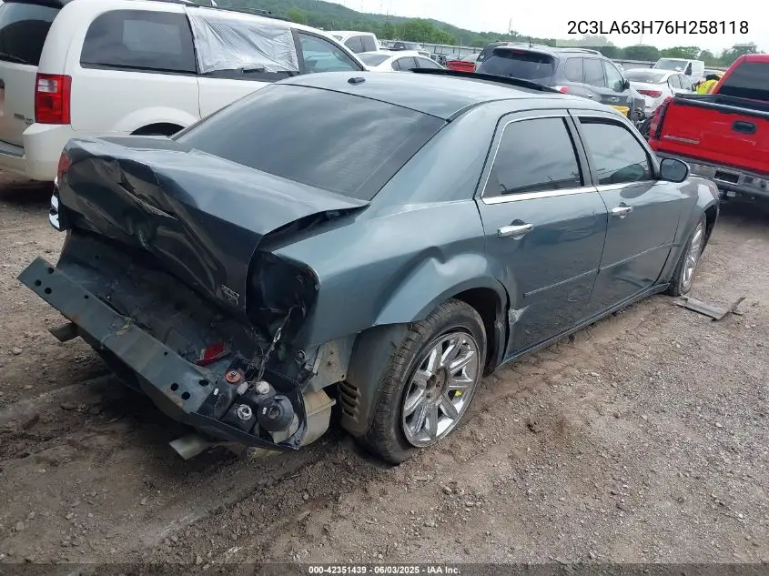 2006 Chrysler 300C VIN: 2C3LA63H76H258118 Lot: 42351439