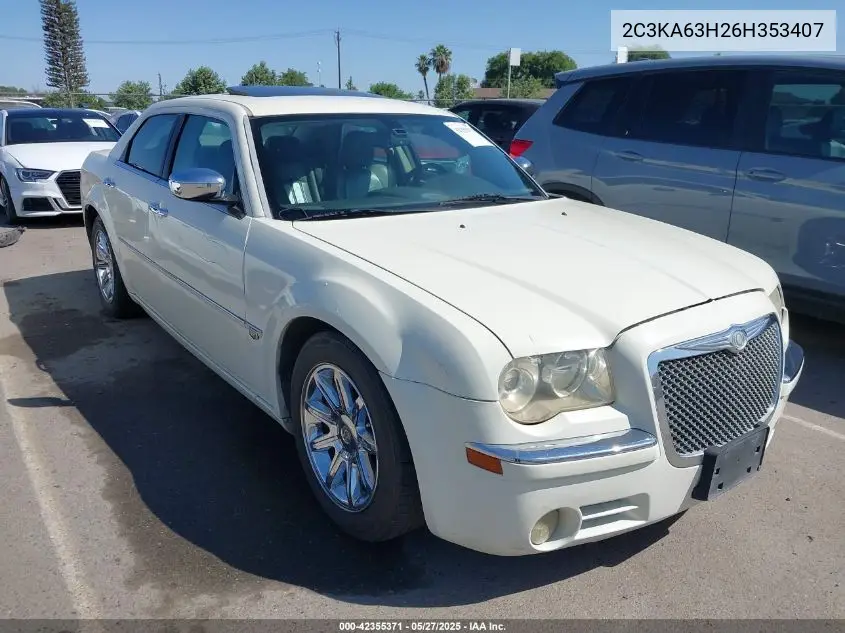 2006 Chrysler 300C VIN: 2C3KA63H26H353407 Lot: 42355371