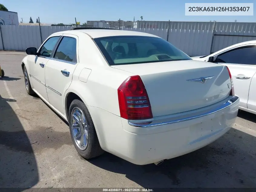 2006 Chrysler 300C VIN: 2C3KA63H26H353407 Lot: 42355371