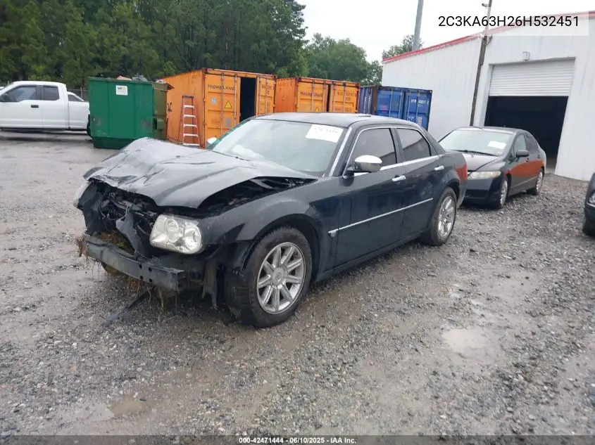 2006 Chrysler 300C VIN: 2C3KA63H26H532451 Lot: 42471444
