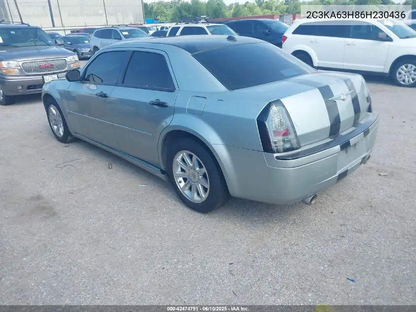 2006 Chrysler 300C VIN: 2C3KA63H86H230436 Lot: 42474791