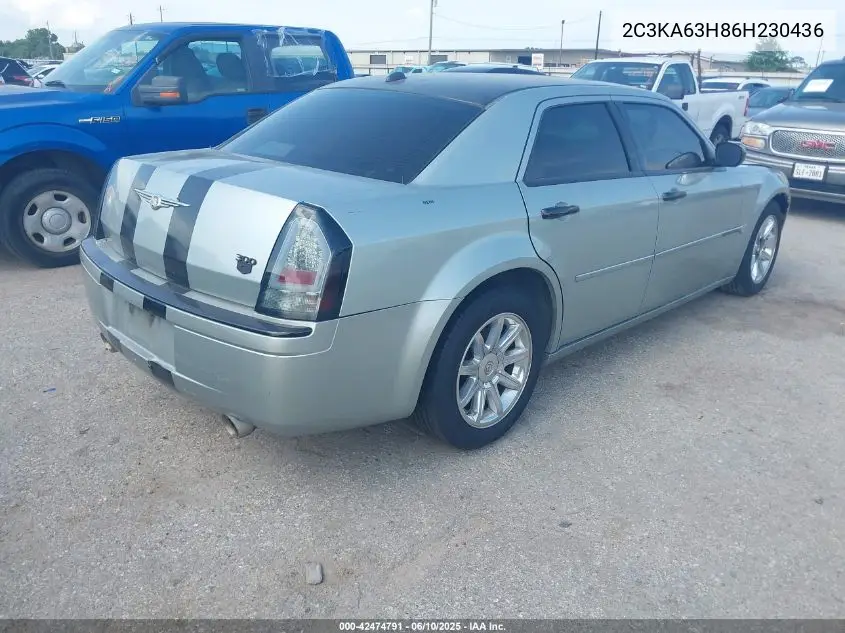 2006 Chrysler 300C VIN: 2C3KA63H86H230436 Lot: 42474791