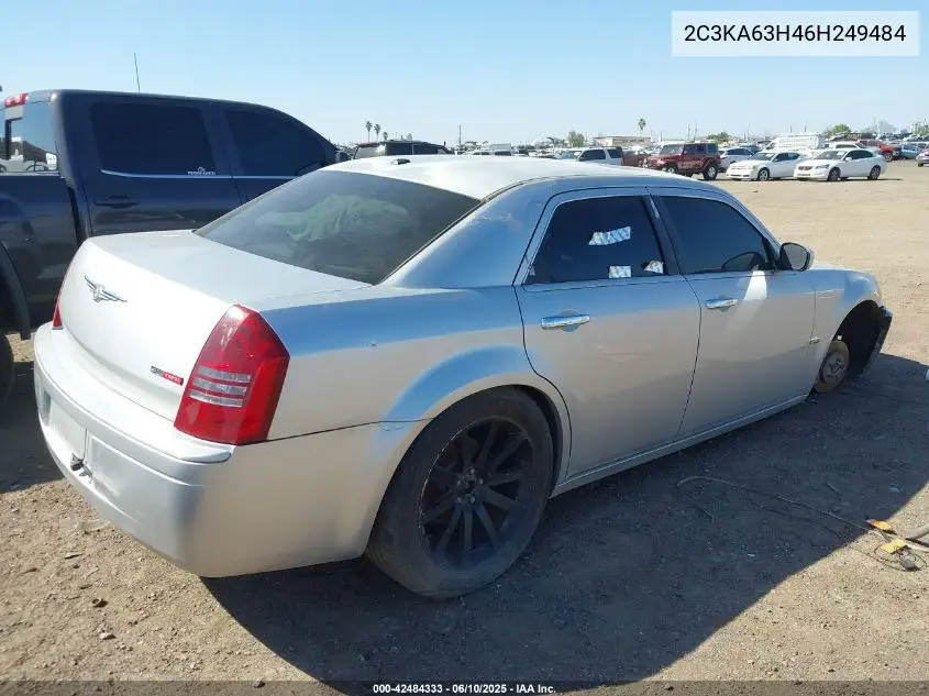2006 Chrysler 300C VIN: 2C3KA63H46H249484 Lot: 42484333