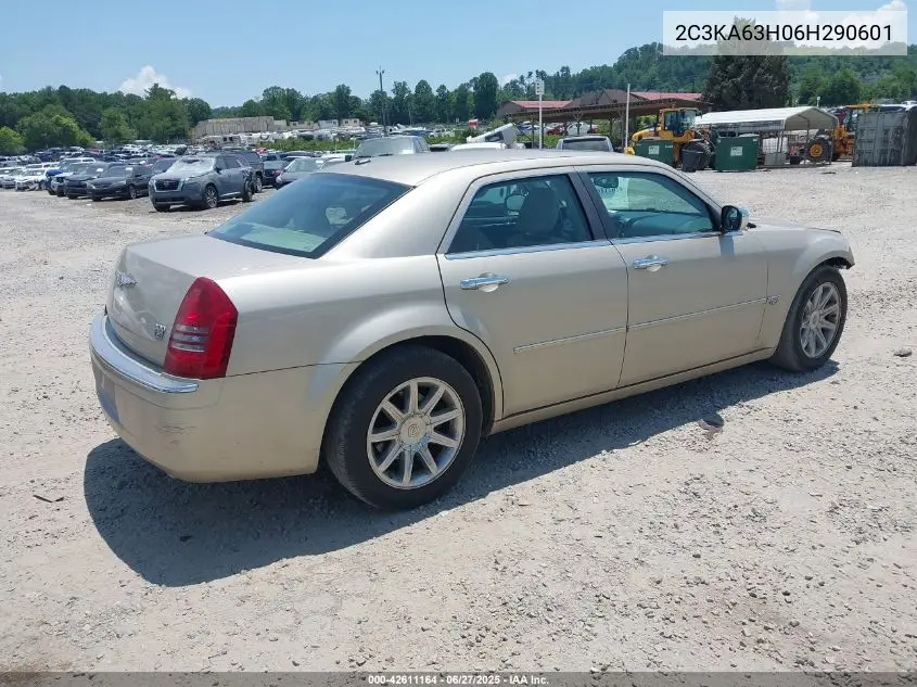 2006 Chrysler 300C VIN: 2C3KA63H06H290601 Lot: 42611164