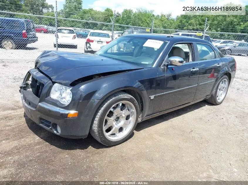2006 Chrysler 300C VIN: 2C3KA63H66H189854 Lot: 42611818