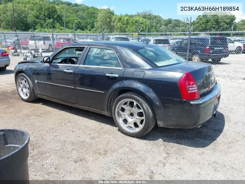 2006 Chrysler 300C VIN: 2C3KA63H66H189854 Lot: 42611818